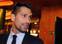 Coppa Italia: Borriello in campo mercoledì a Milano per la semifinale d`andata