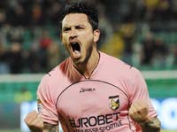 Palermo, Pinilla verso Cagliari